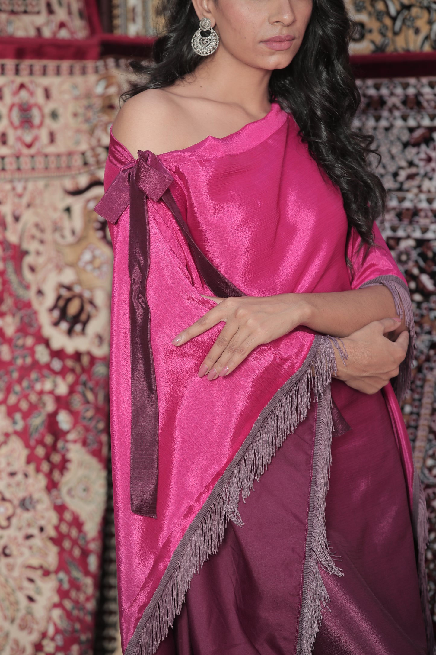 Dark Fuchsia Aumbre Dress