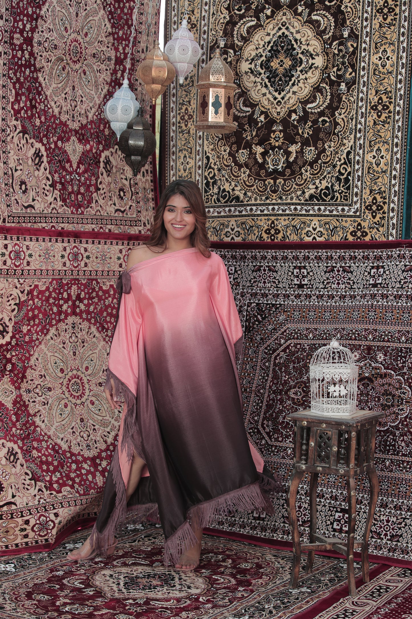Ice Peach Aumbre Dress