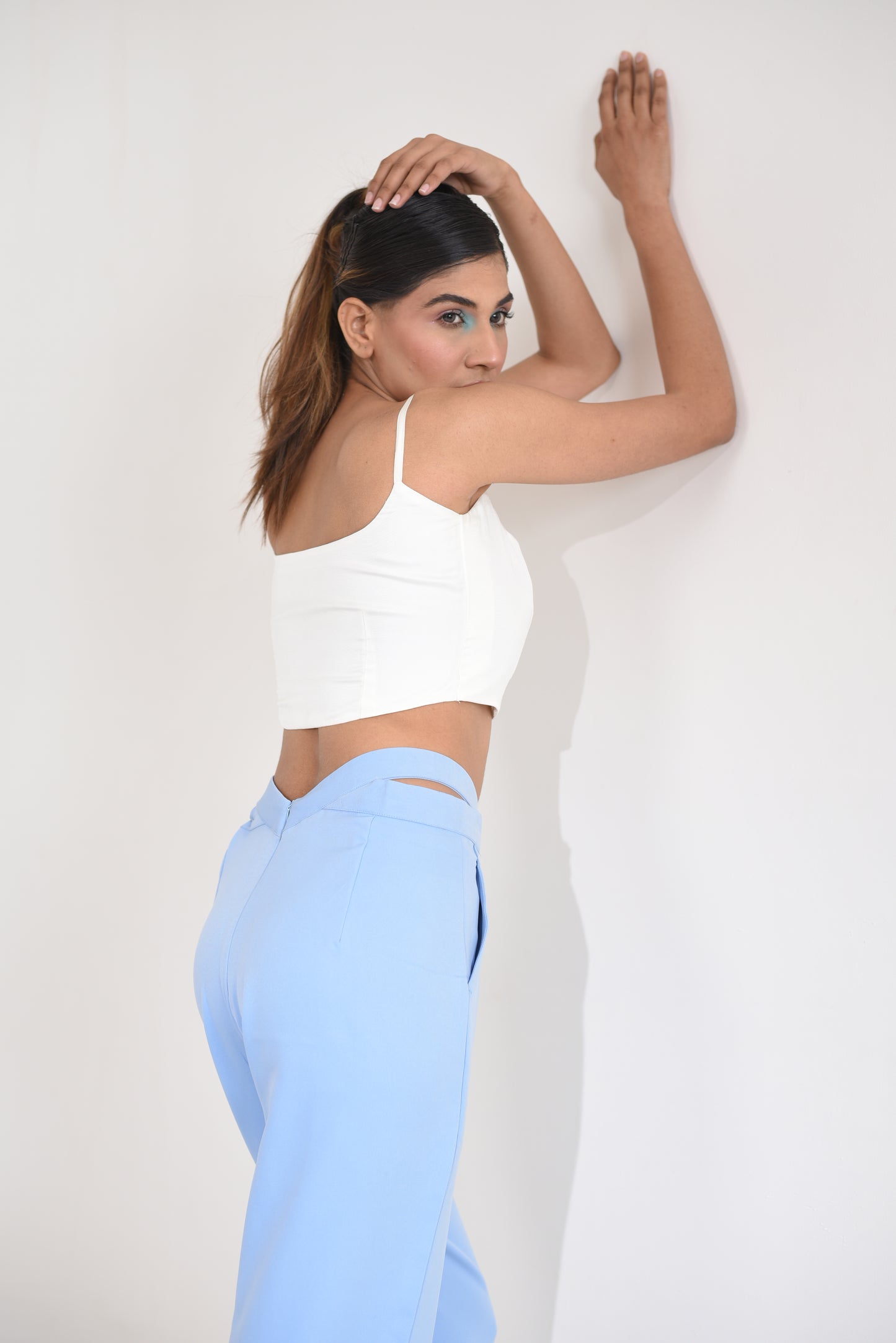 Fable -Trousers with Cross over waist band