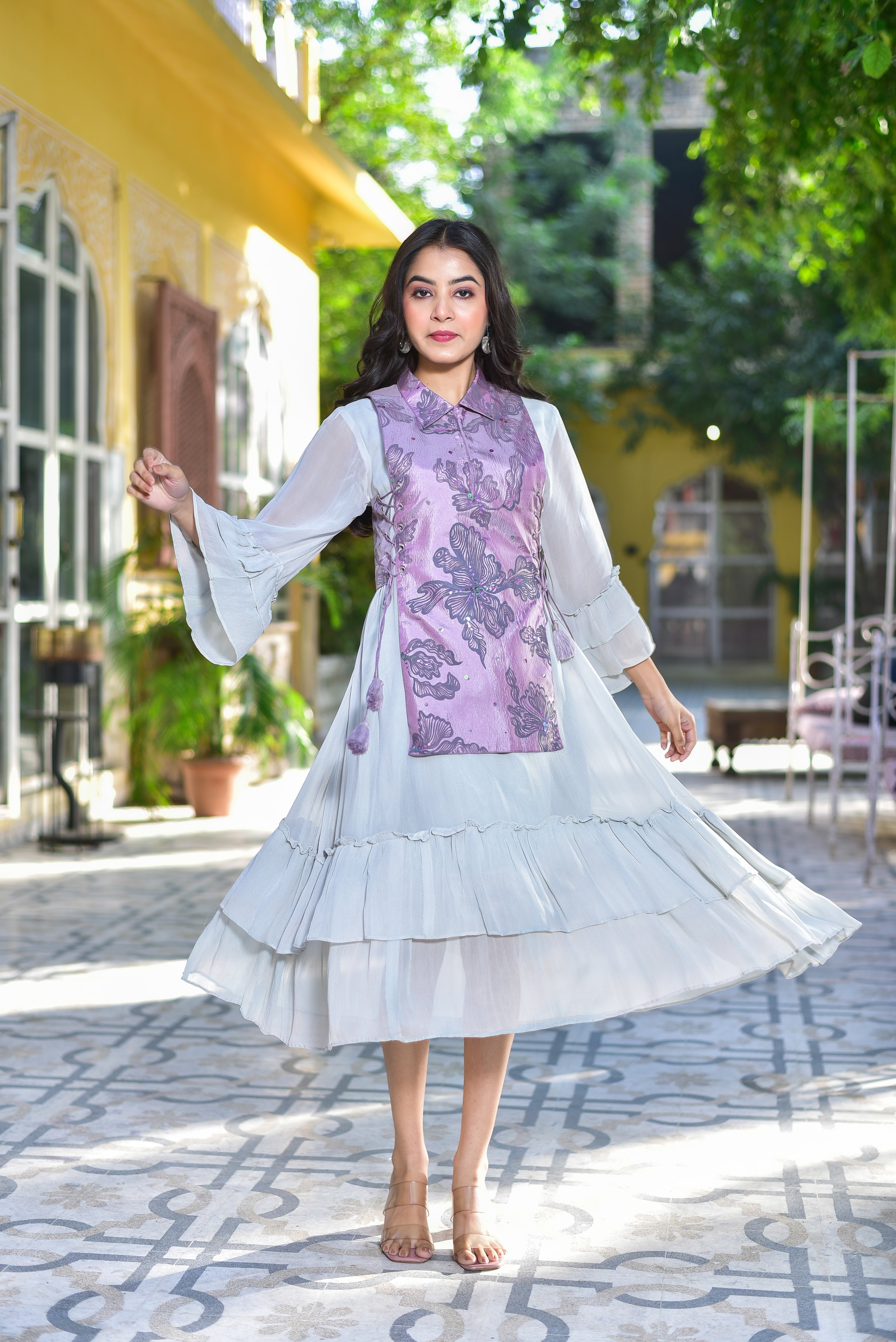The Secret Garden Dress With Corset Top | Georgette