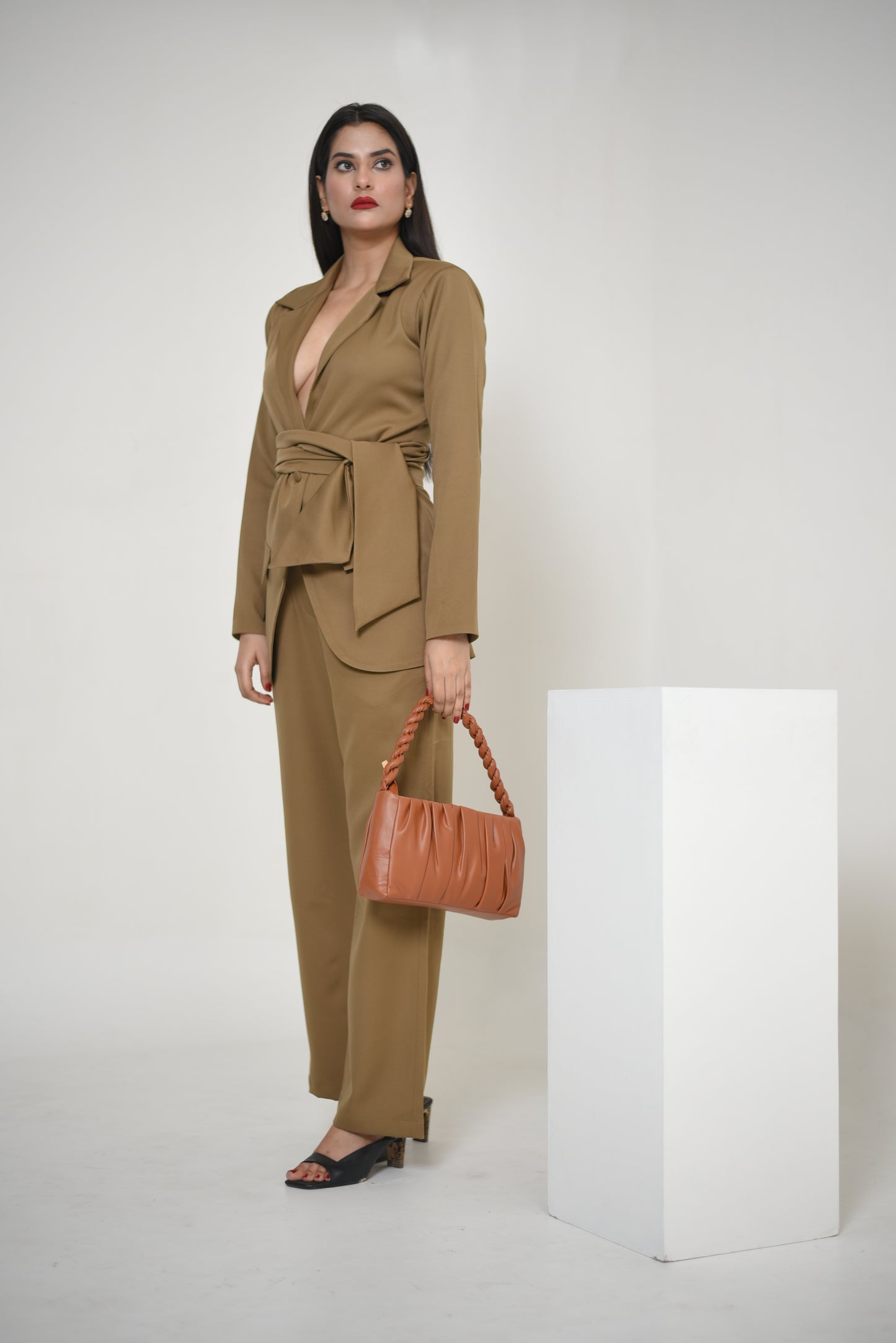 Hazel - Classic Blazer With Flared Trouser Co-ord set