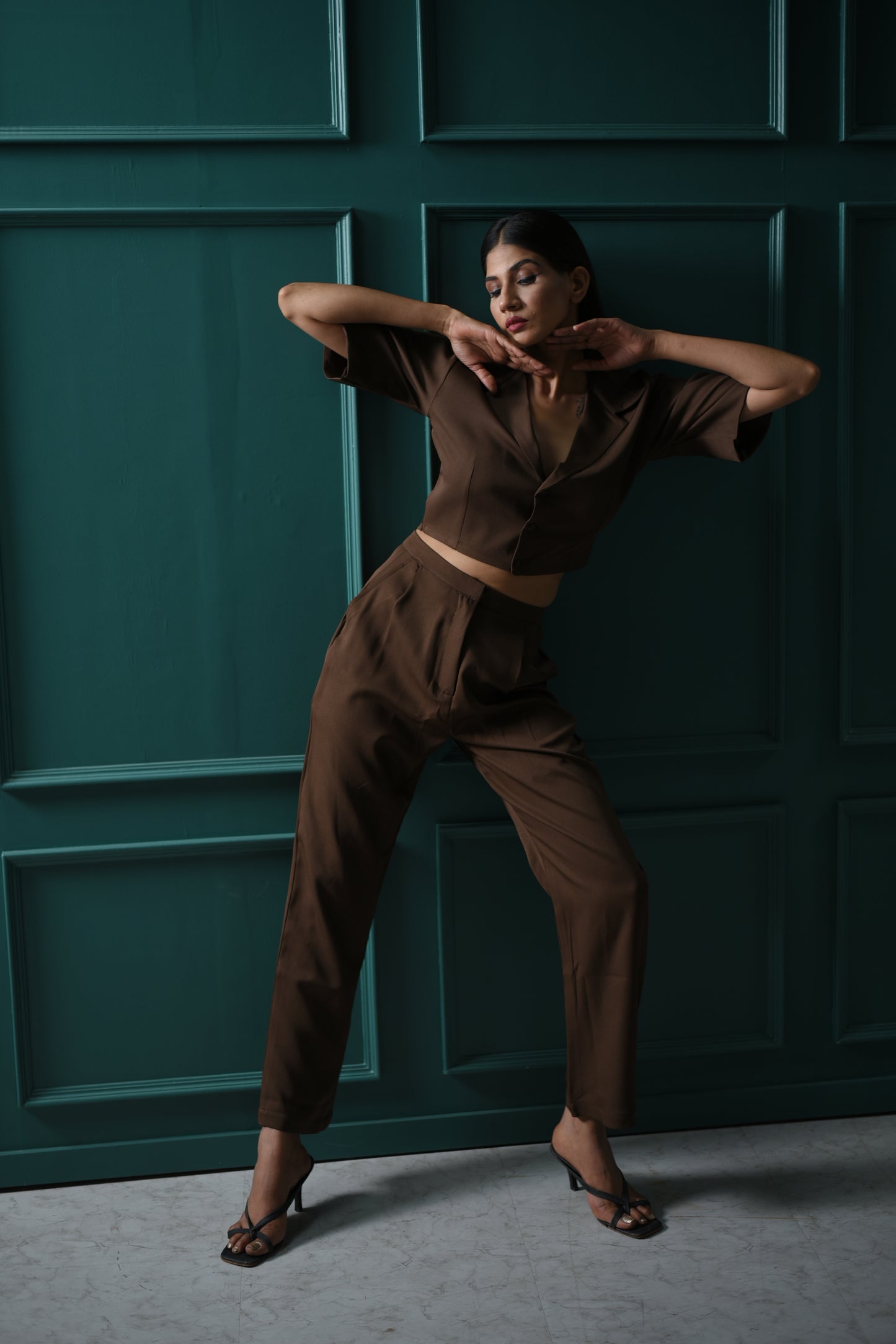 Yuvi - High Rise Straight Trouser