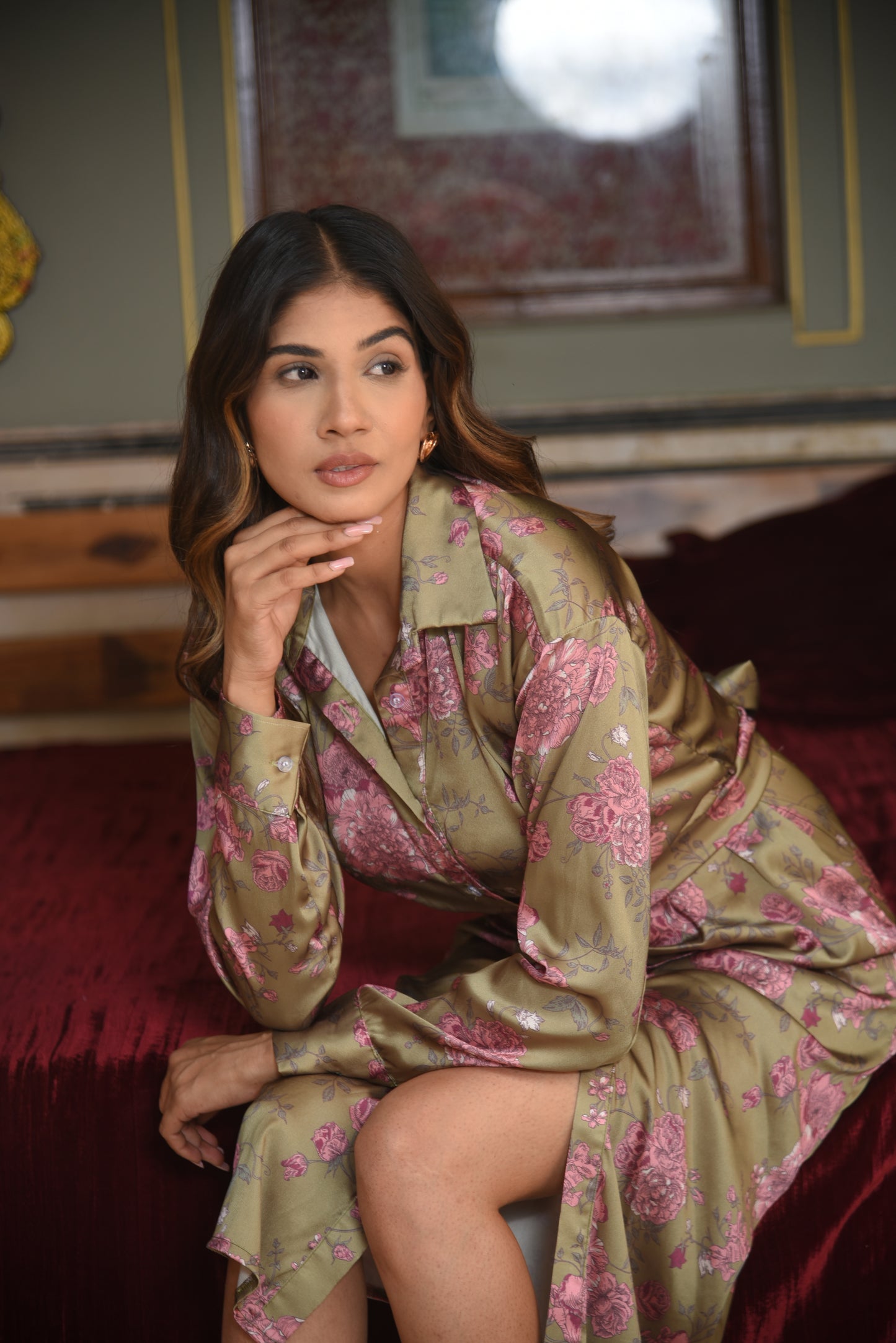 Ava -  Rugged Midi Shirt Dress