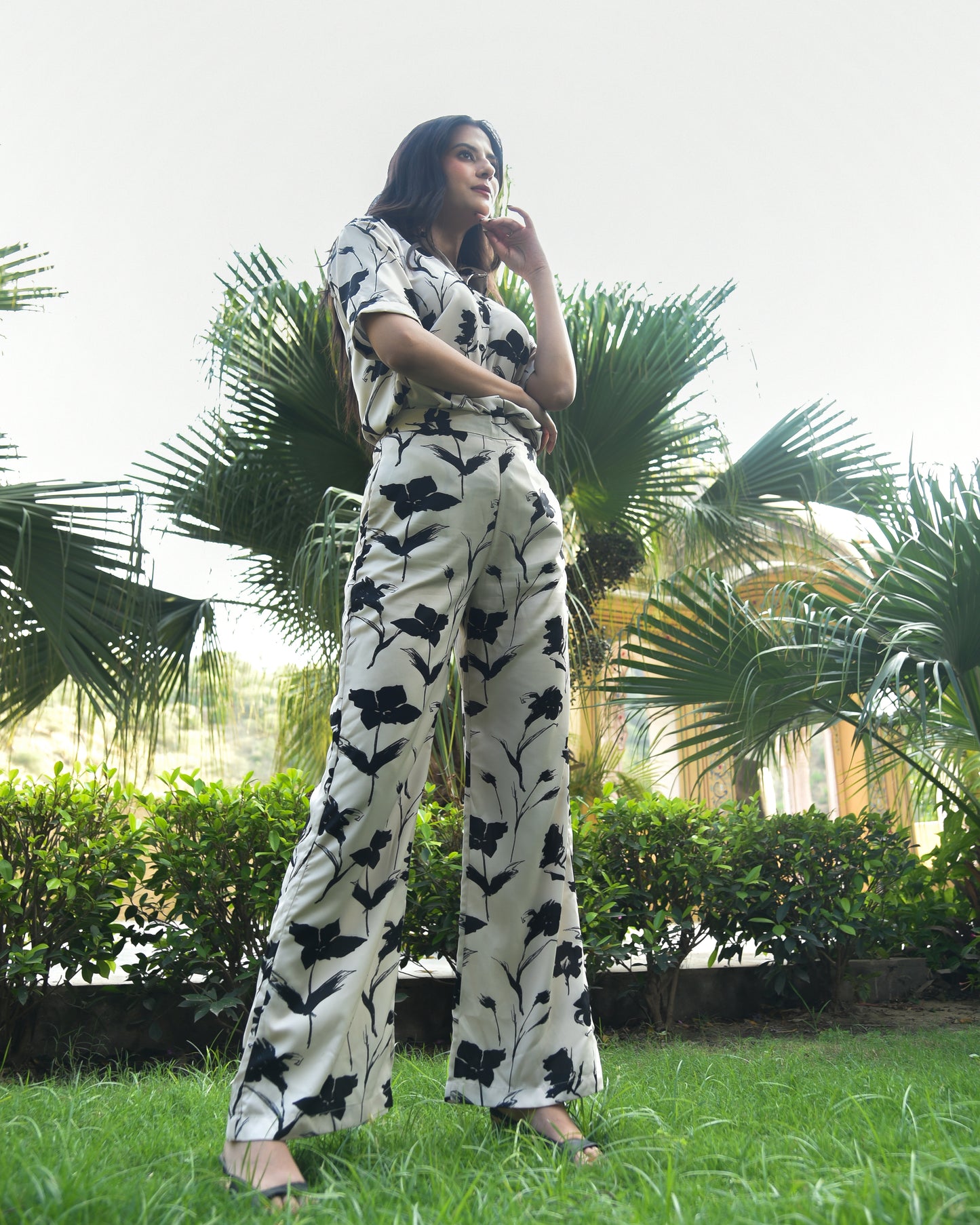 Marie - A floral print coord-set