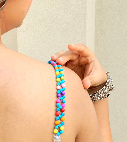 Color Pop- Handmade Multi color Bra Strap