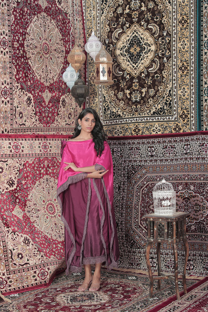 Dark Fuchsia Aumbre Dress