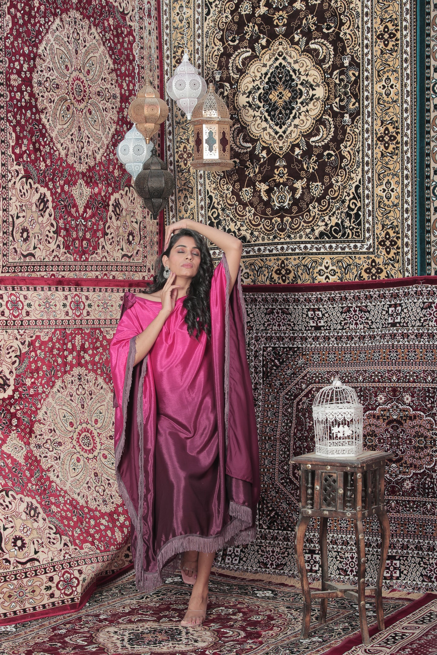 Dark Fuchsia Aumbre Dress