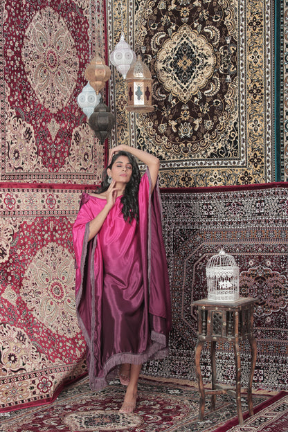 Dark Fuchsia Aumbre Dress