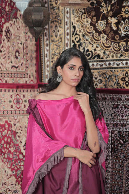 Dark Fuchsia Aumbre Dress