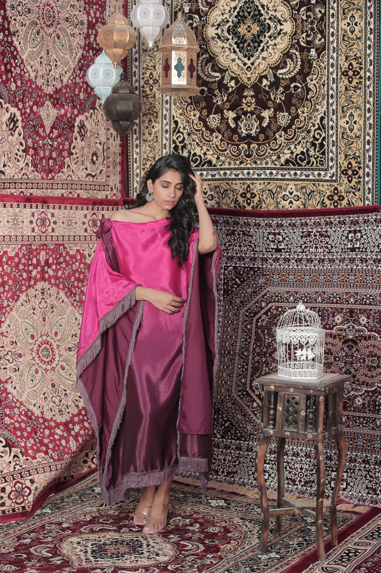 Dark Fuchsia Aumbre Dress