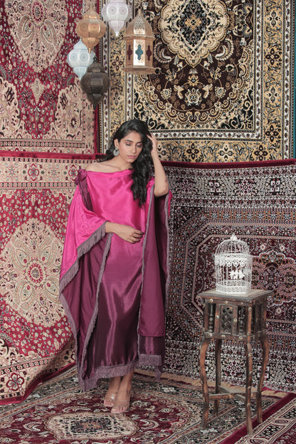 Dark Fuchsia Aumbre Dress