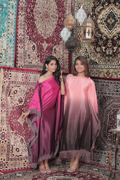 Dark Fuchsia Aumbre Dress