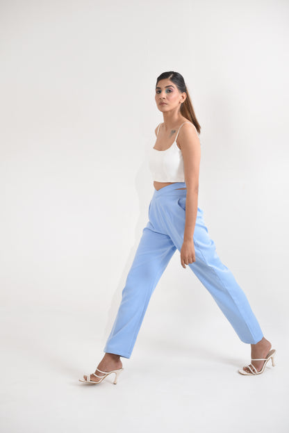 Fable -Trousers with Cross over waist band