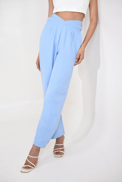 Fable -Trousers with Cross over waist band