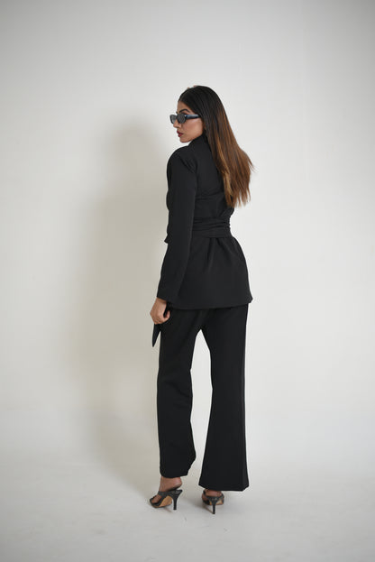 Hazel - Classic Blazer With Flared Trouser Co-ord set