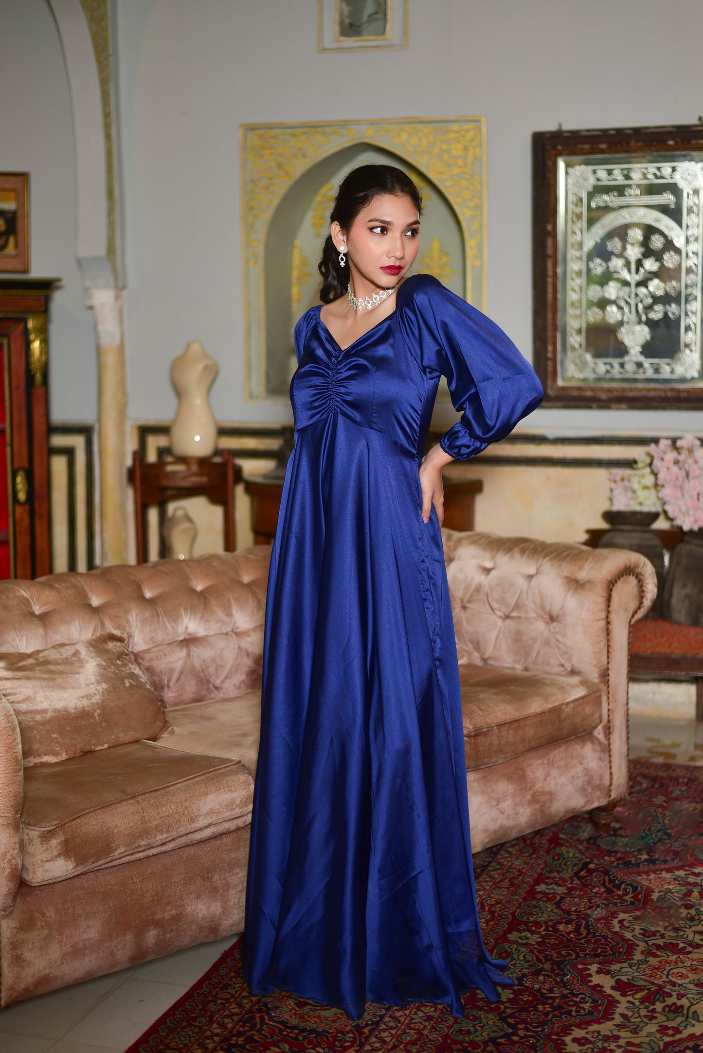 The Velvet Eclipse Dress