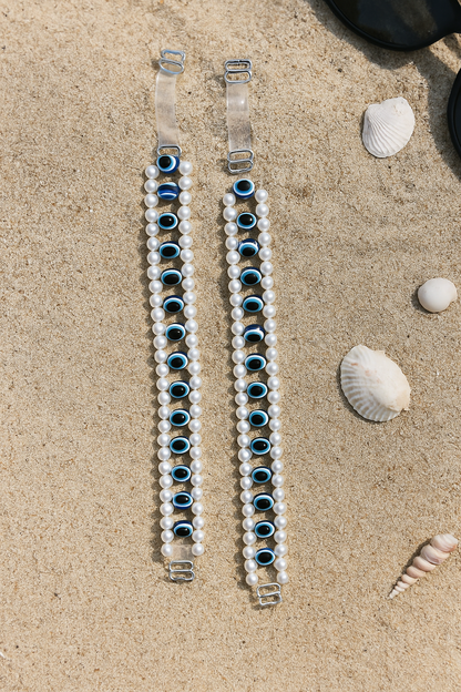 Divine Eye- Handmade Beaded Bra Strap